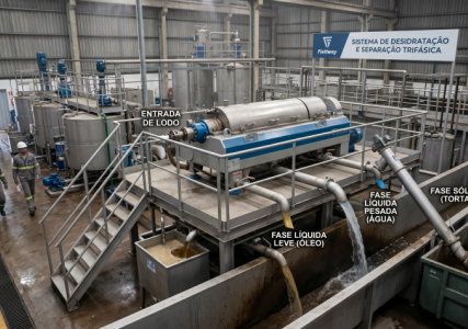 Tridecanter Centrífugo - 3 fases